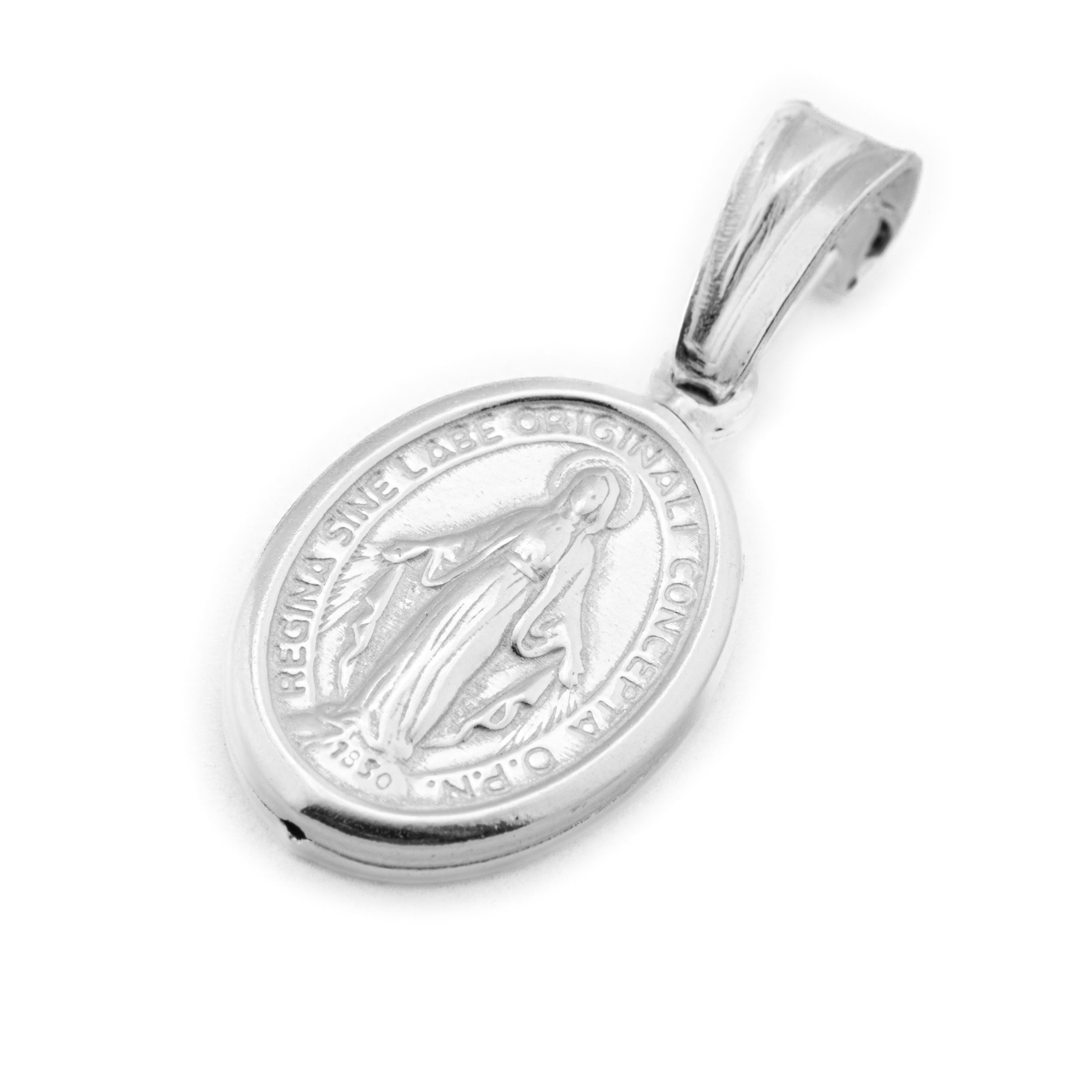 DOUBT CODE 925 Silver Miraculous Madonna Medal
