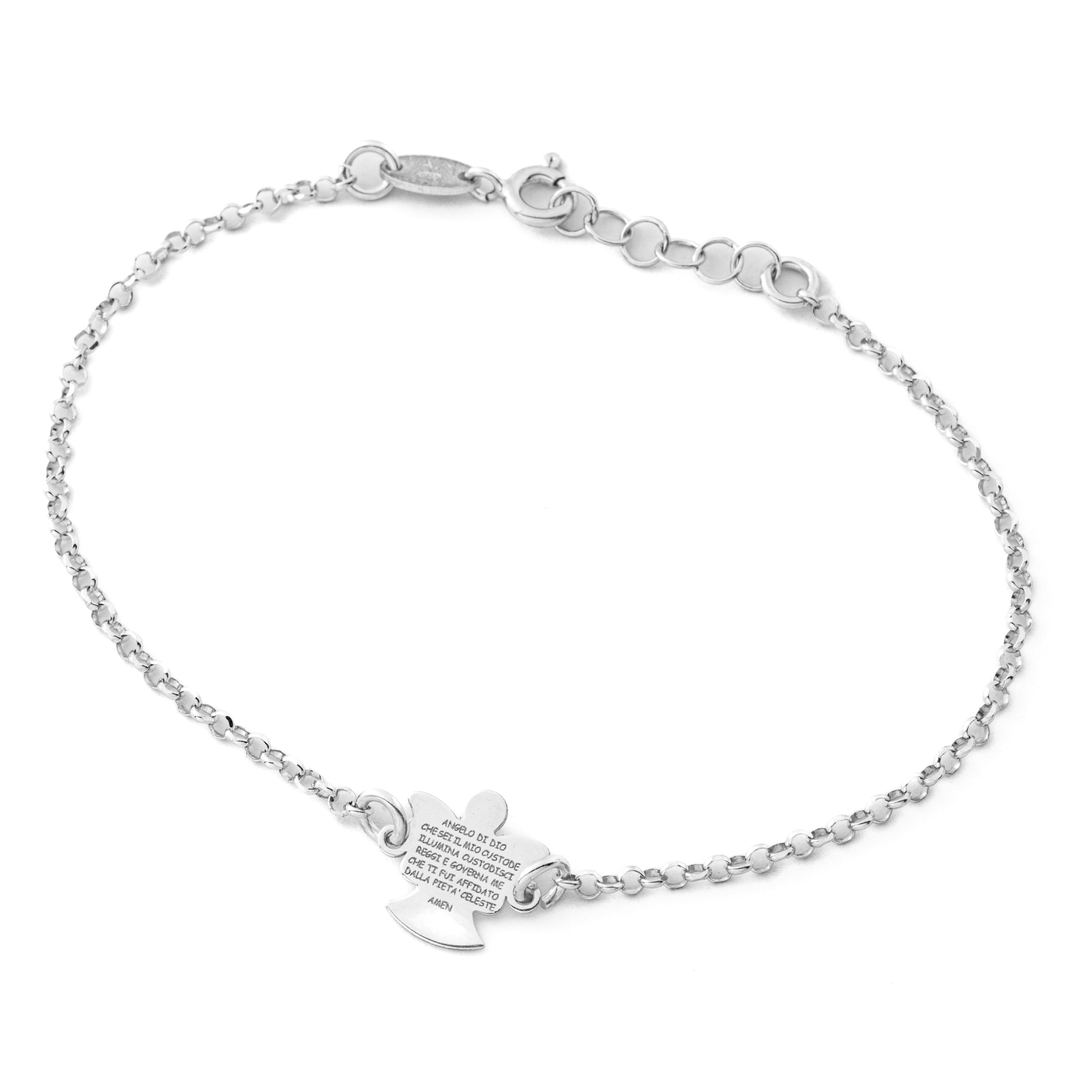 925 silver bracelets with angel