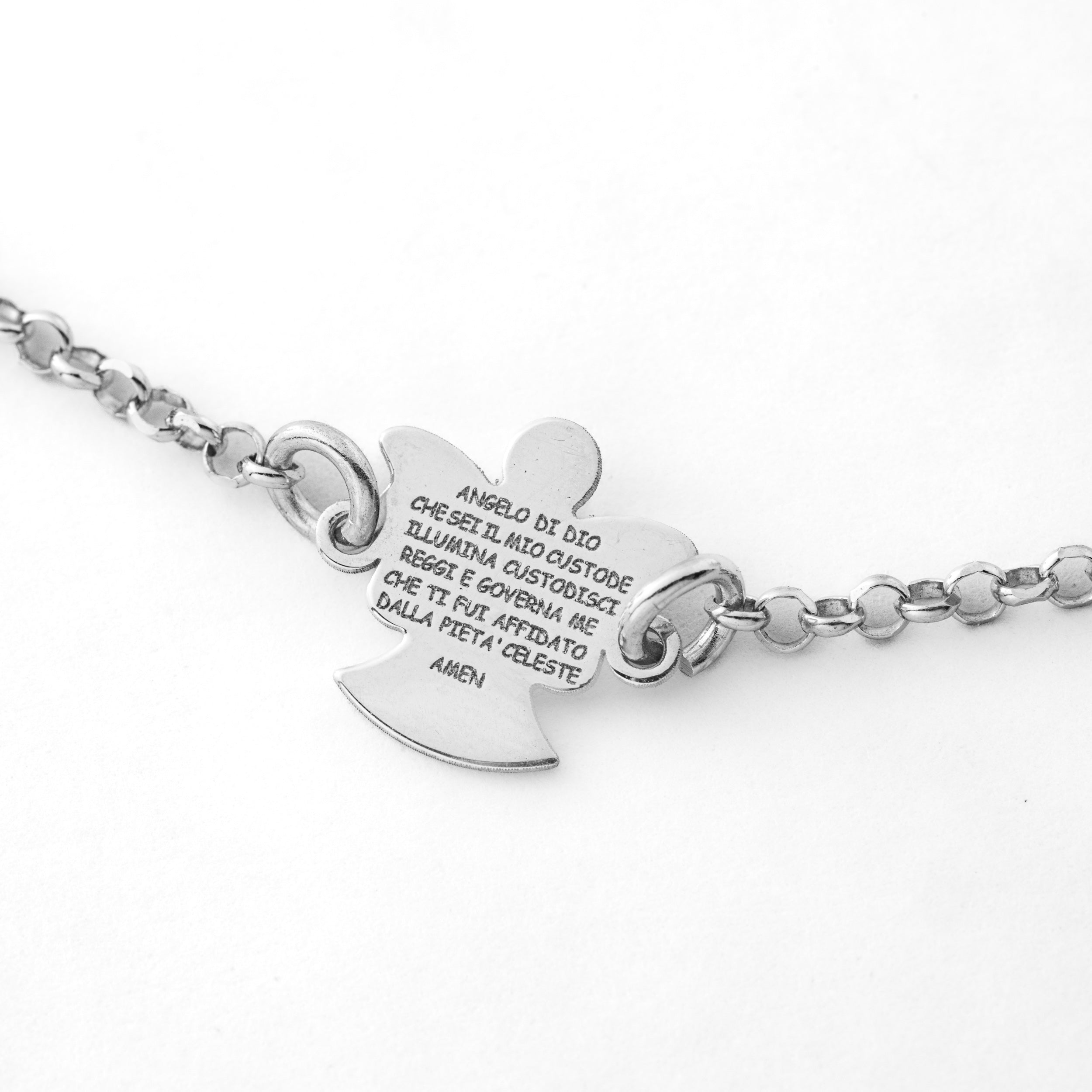 925 silver bracelets with angel