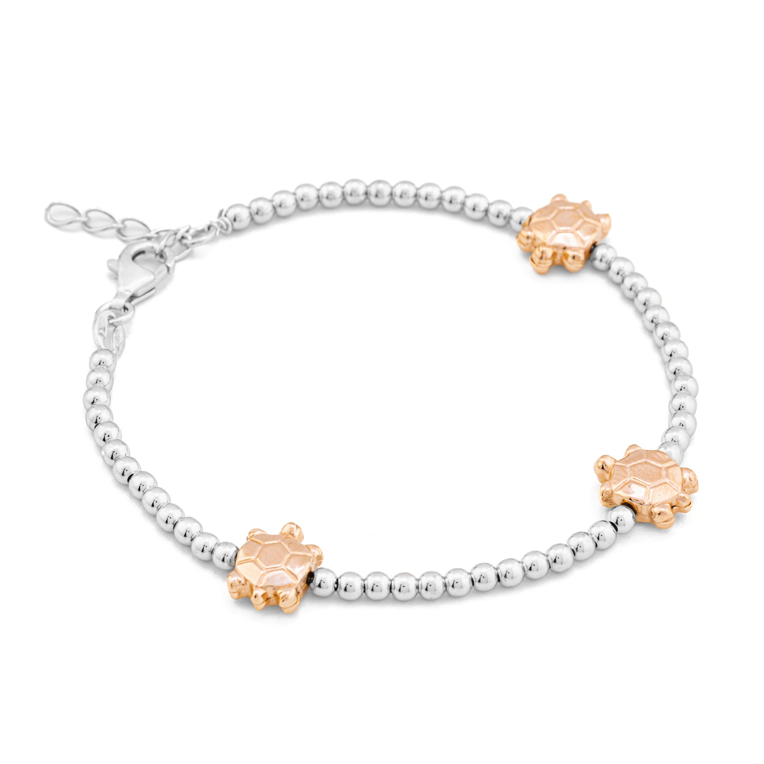 Bracciali argento 925 con charms inserite Tartaruga