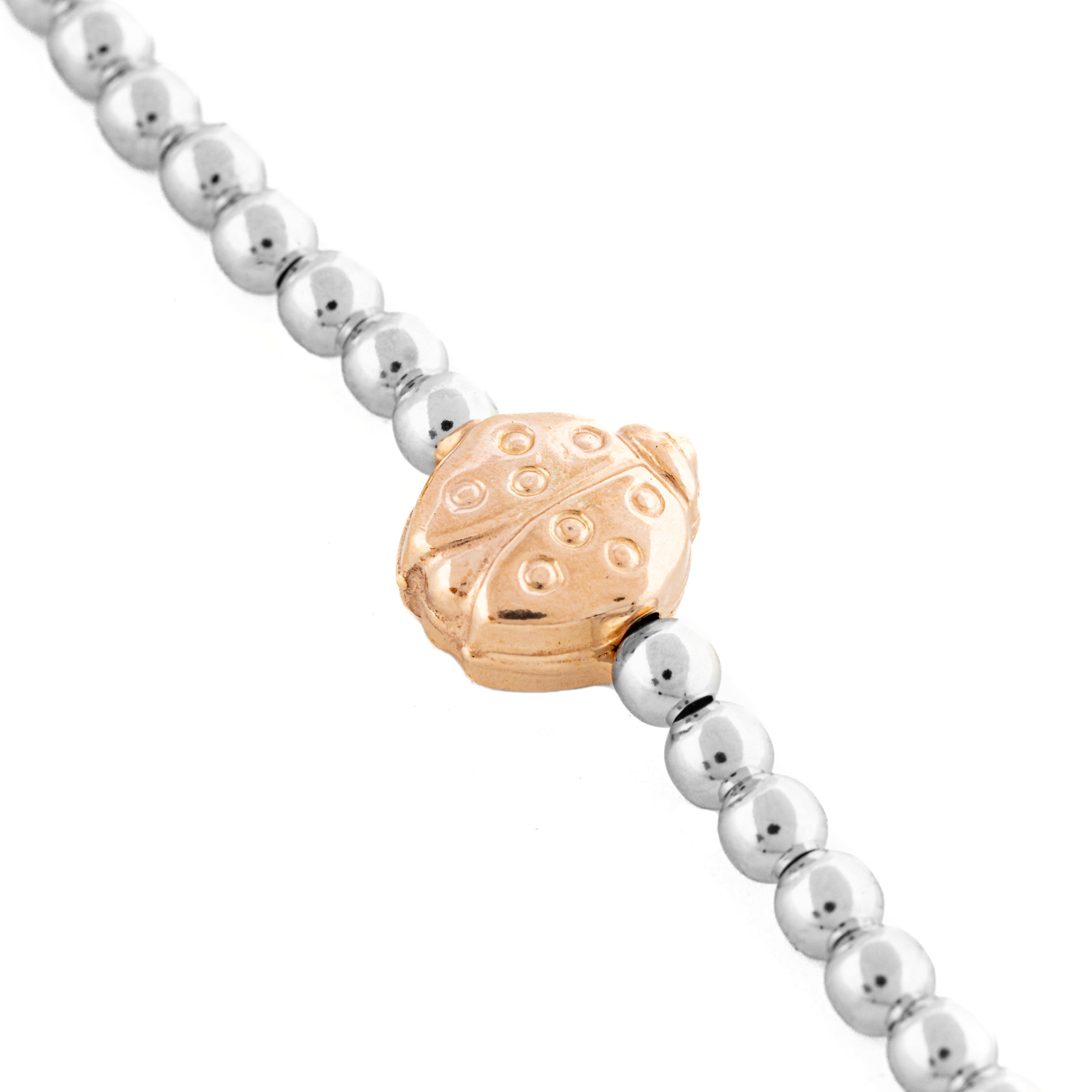 Bracciali argento 925 con charms inserite Coccinella