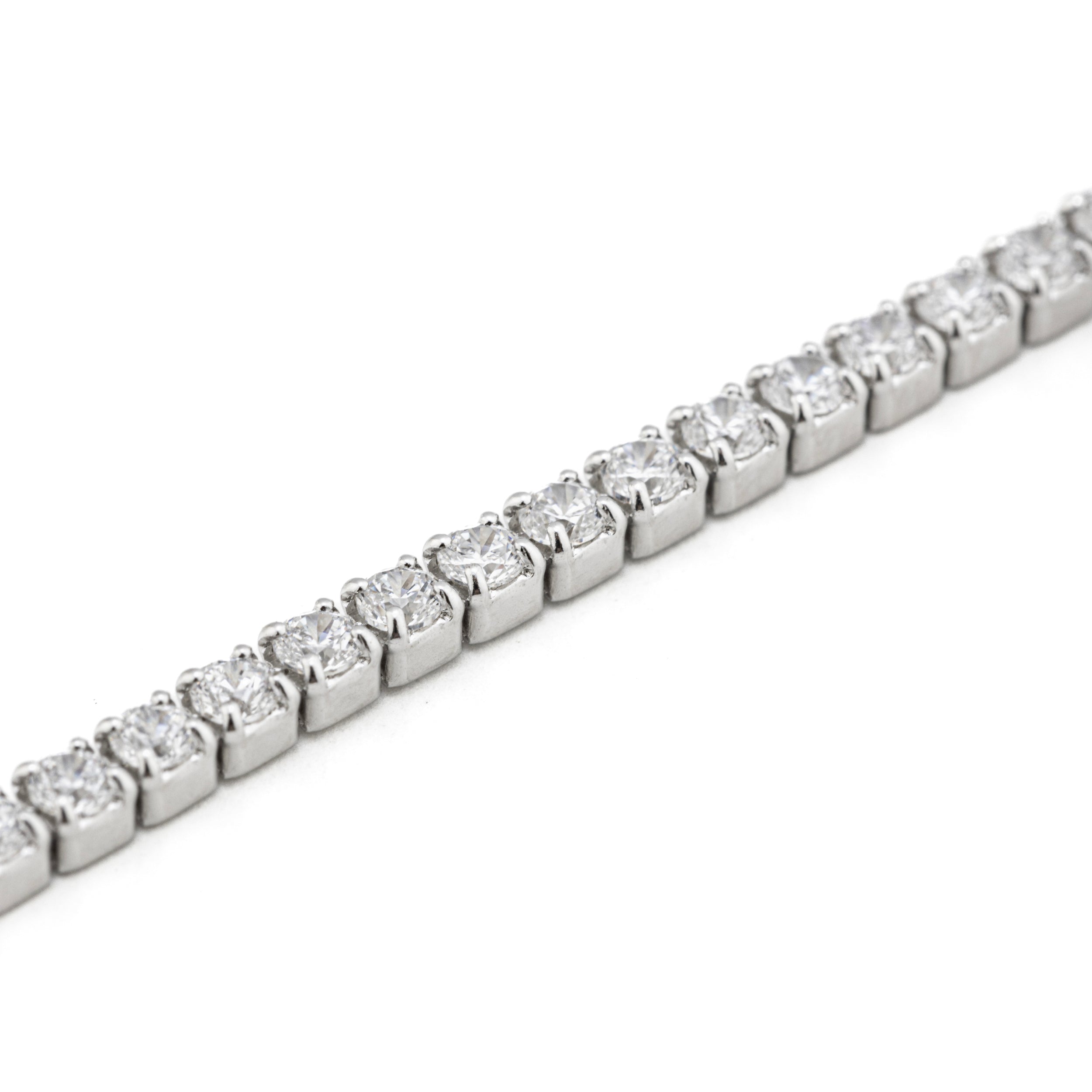 Bracciali argento 925 Tennis con Zirconi Bianchi Grande.