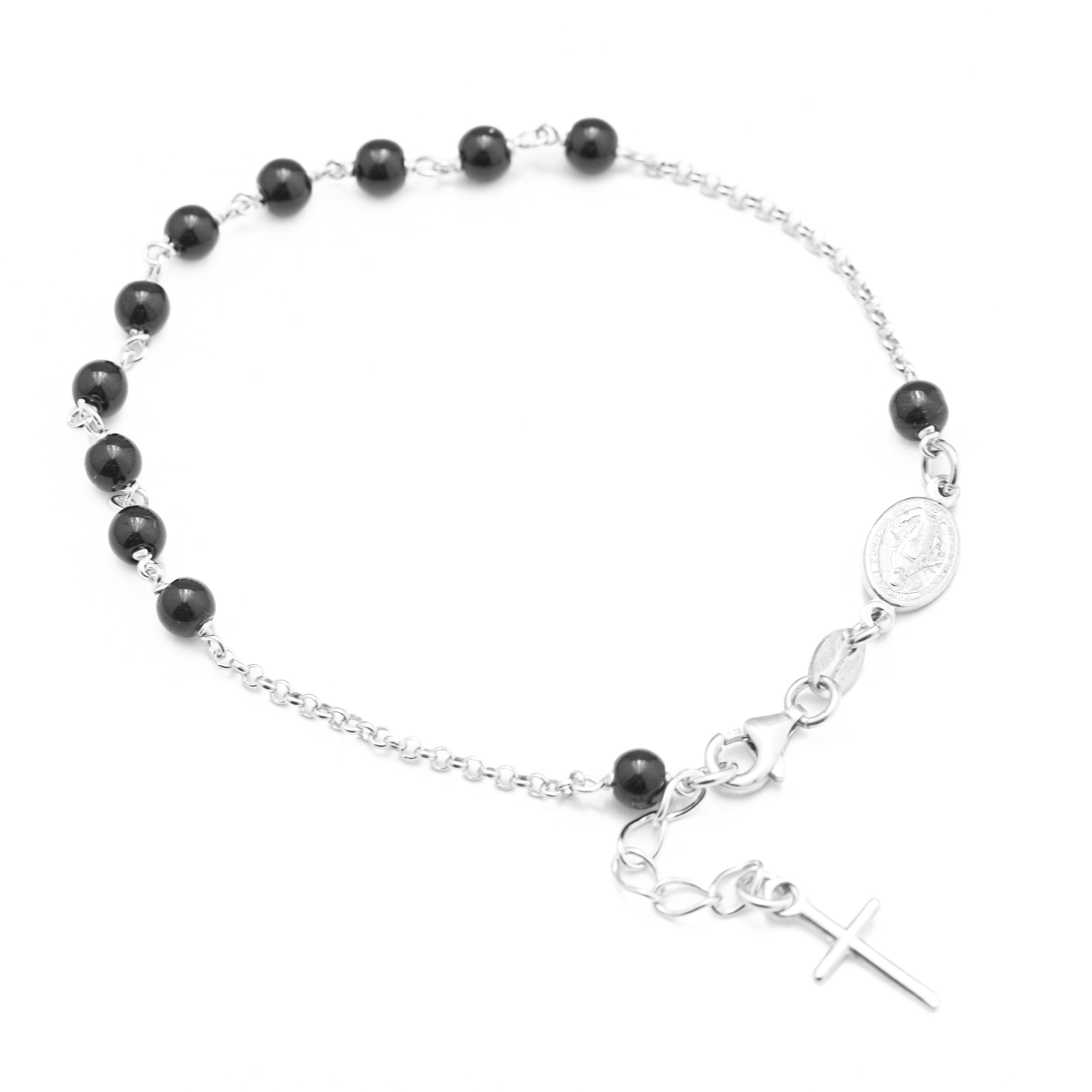 Bracciali argento 925. Con grano liscio da 4mm