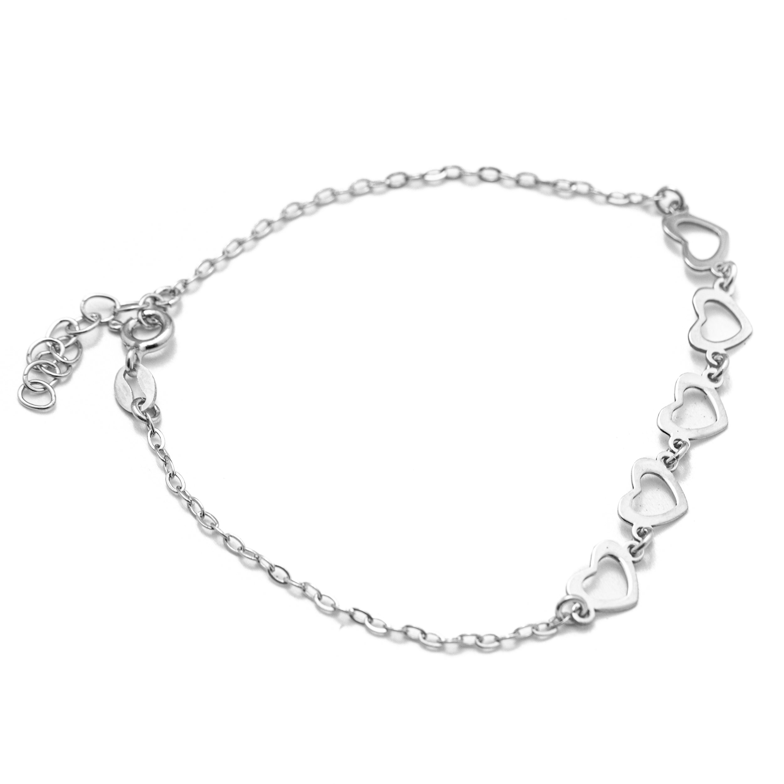 Bracciali argento 925 con cuori