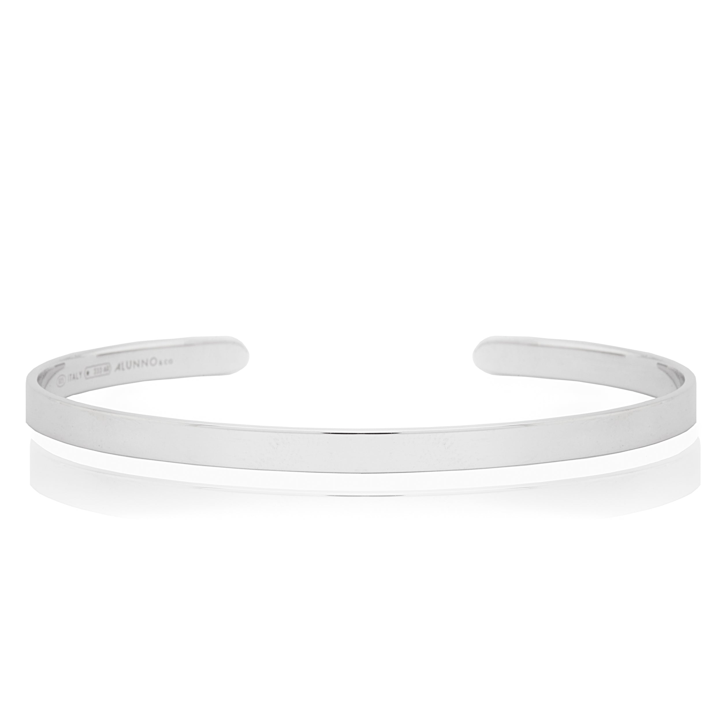 Bracciale argento 925 aperto sotto tipo schiava