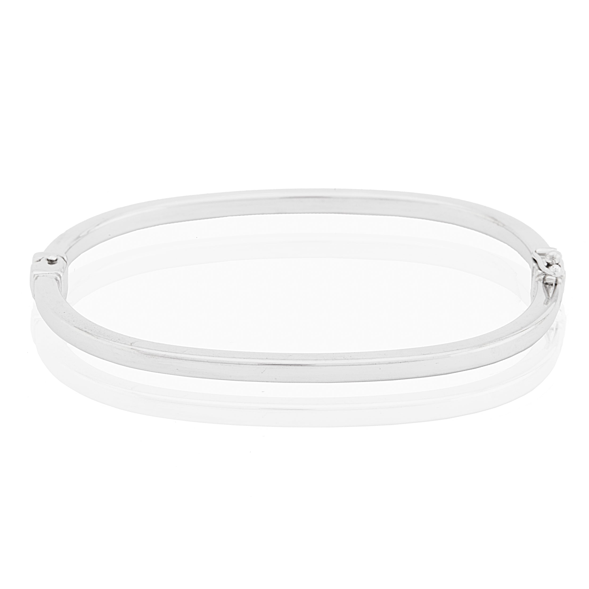 Bracciale argento 925 rigido ovale