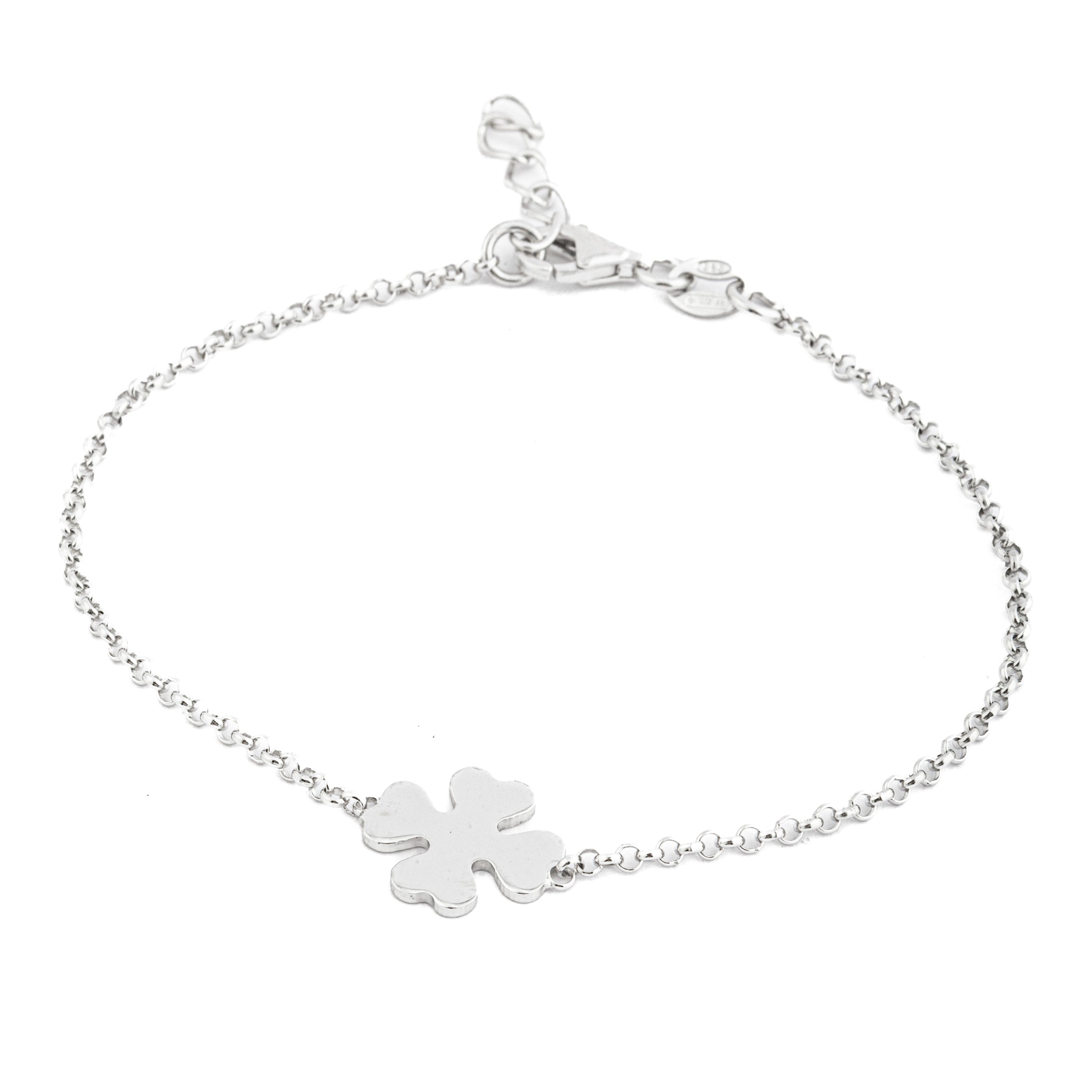 Bracciale argento 925 con margherita